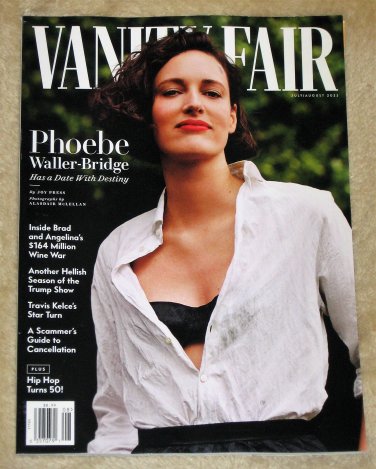 Vanity Fair Magazine Phoebe Waller-Bridge Brad Pitt Angelina Jolie #750 July August 2023 New