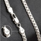 60cm 24iches Silver design noble Necklace Chain For Woman Men Fashion Wedding Engagement Jewelry