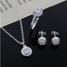 Silver Cute shiny Christmas gift a set