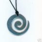 LARGE METAL MAORI STYLE KORU PENDANT GOOD HEALTH