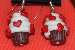 HANDMADE CUPCAKE EARRINGS