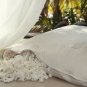 Natural Shredded Rubber King Pillow with Organic Cotton Zipper Outer