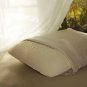 Natural Molded Rubber Queen Pillow with Organic Cotton Outer