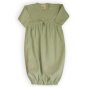 Organic Cotton Baby Baggie/Gown for Infants 0-6 months in Sage