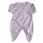 Organic Cotton Snap Kimono for Infants - Lavender Stripe