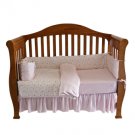 Organic Cotton Knit Crib Comforter Duvet Cover -Hearts & Stripes
