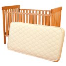 Organic Crib Mattress with Organic Wool Moisture Pad Outer Fabric