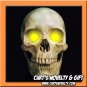 Scary Amber / Yellow LED Halloween Eye Eyes Set Haunted House Prop