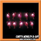 Flamingo Light Set Luau Beach Summer Sand Party Lights