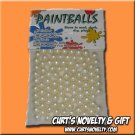 .40 Caliber White Paintballs Bag of 100 Great for Blowgun or Slingshot