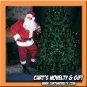 L - XL Faux Velvet Santa Claus Suit Costume Holiday Outfit 9 PCS