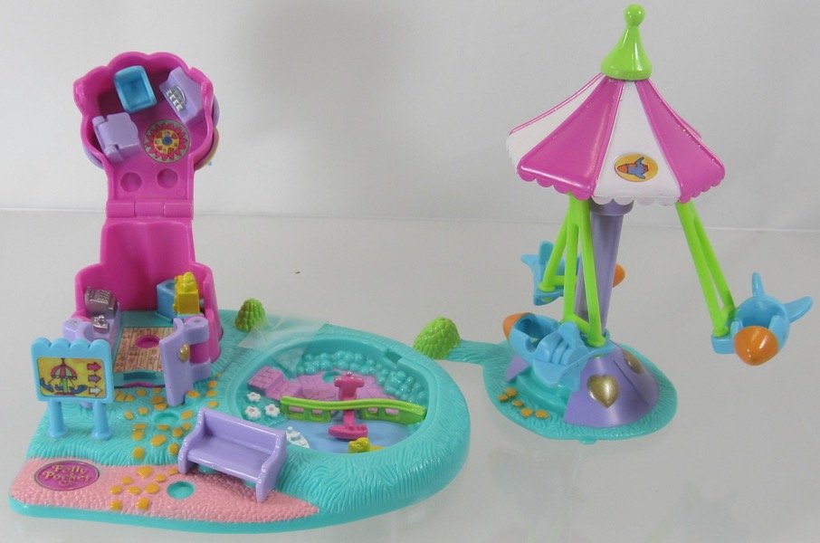 1996 Vintage Polly Pocket Complete Rocket Ride Bluebird Toys (38107)