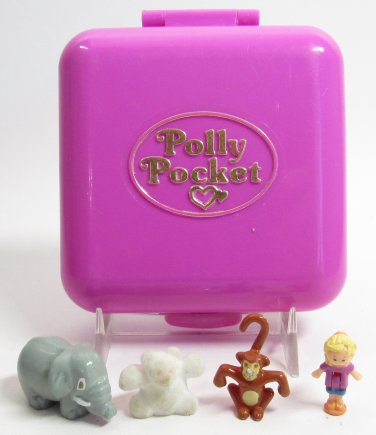 vintage polly pocket zoo