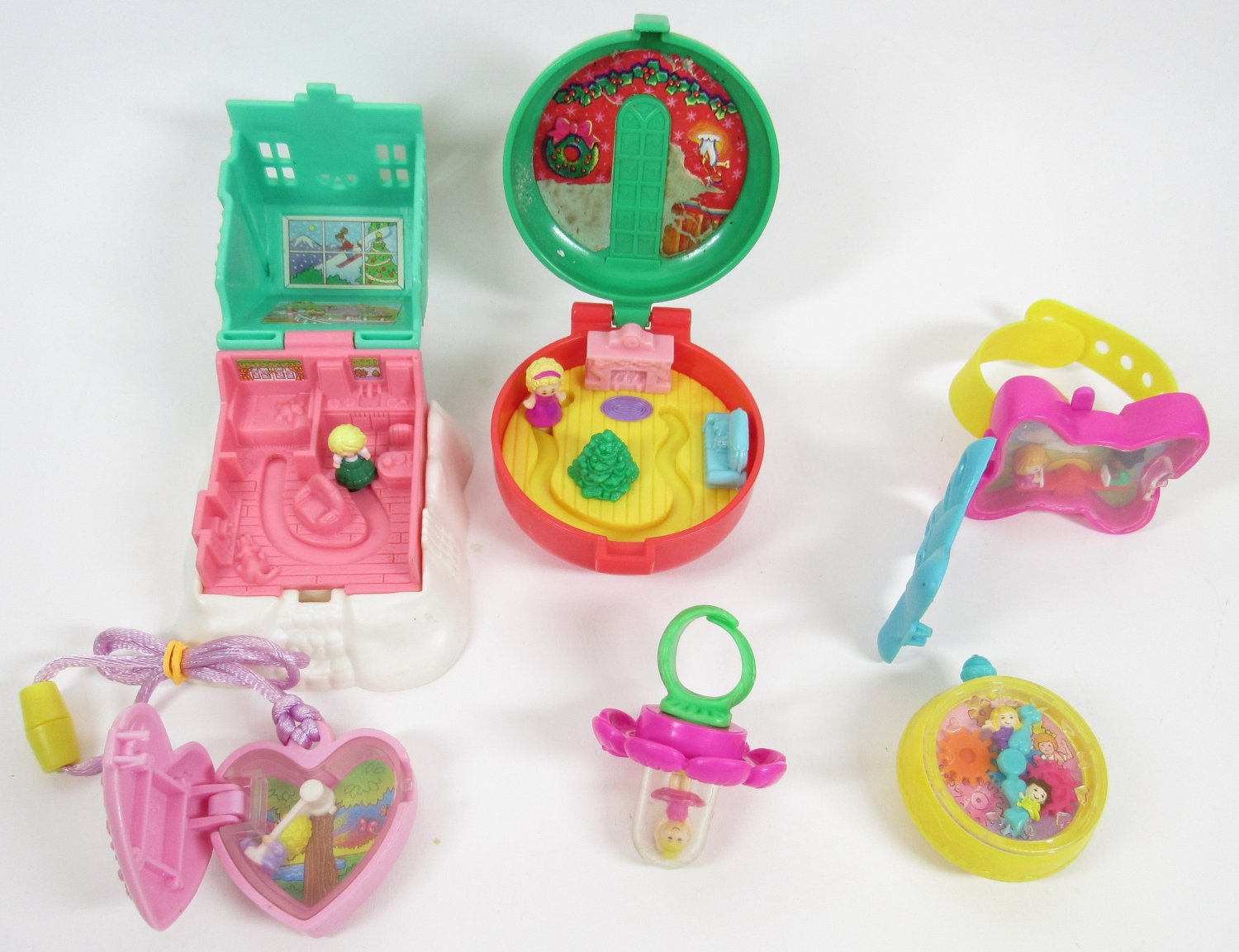 Set of Six McDonald's Polly Pocket Happy Meal Toys (43791)