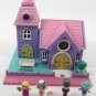 1993 Vintage Polly Pocket Wedding Chapel Pollyville Bluebird Toys (42575)