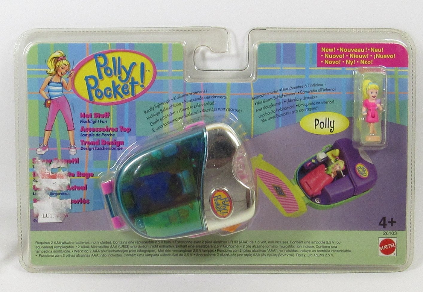 Polly Pocket Bluebird Toys Hot Stuff Flashlight Fun