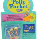 1990 Polly Pocket Vintage NEW Polly Pushes the Pram Ring Bluebird Toys (45329)