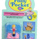 1989 Polly Pocket Polly's Sports Car Ring Pink Variation Bluebird Toys (46470)