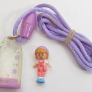 1990  Polly Pocket Vintage Midge in her Necklace Pendant  Bluebird Toys (44512)