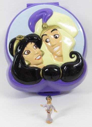 1995 Vintage Polly Pocket Mfr Disney Aladdin Playcase Bluebird Toys (42361)