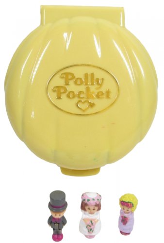 1989 Vintage Polly Pocket Bridesmaid Polly Bluebird Toys (45493)