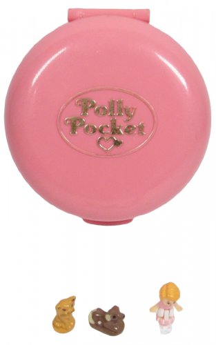1989 Vintage Polly Pocket Button's Animal Hospital Bluebird Toys (46351)