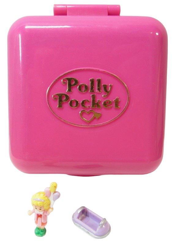 1989 Vintage Polly Pocket Polly World Fun Fair Bluebird Toys (47196)