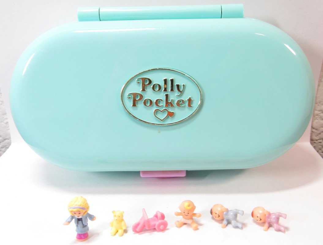 1992 Polly Pocket Vintage Babysitting Stamper  Bluebird Toys (47197)
