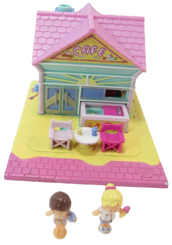 1993 Polly Pocket Vintage Beach Cafe Bluebird Toys (47241)