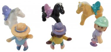 1994 Vintage Polly Pocket Happy Horses Bluebird Toys (47478)