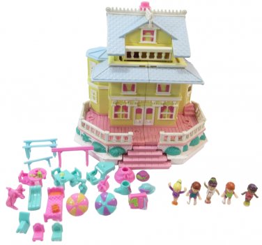1995 Polly Pocket Clubhouse aka Pop-Up Party Play House Bluebird Toys (47714)