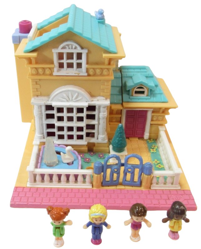 1994 Polly Pocket Vintage Lot Light-up Hotel Bluebird Toys (47632)