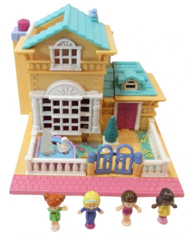 1994 Polly Pocket Vintage Lot Light-up Hotel Bluebird Toys (47632)