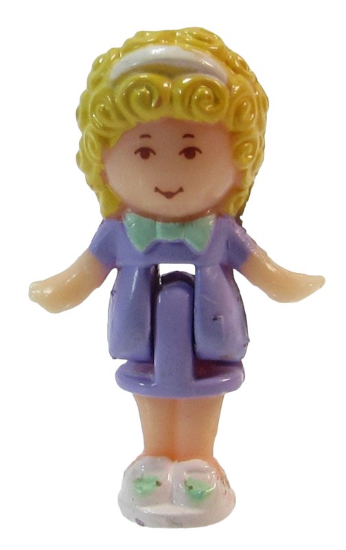 Polly Pocket Vintage Doll 1989 Polly's Bedtime Ring - Polly Bluebird Toys (48205)