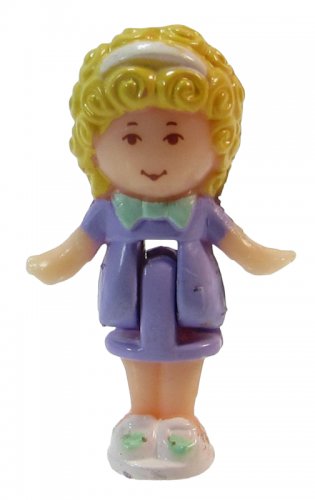 Polly Pocket Vintage Doll 1989 Polly's Bedtime Ring - Polly Bluebird Toys (48205)