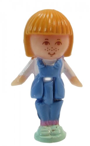 1989 Polly Pocket Dolls Pretty Me Lipstick Play Set - Midge (48168)