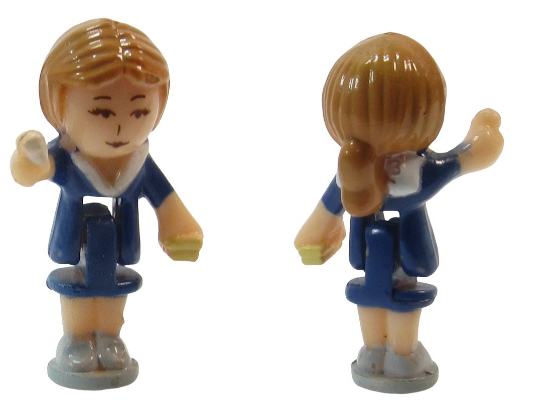 Polly Pocket Vintage Dolls 1993 Schoolhouse - Ms. Lila Bluebird Toys (48629)