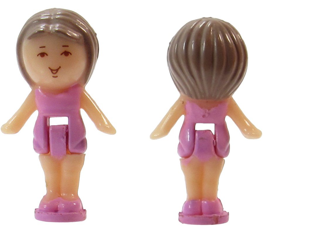 1990 Vintage Polly Pocket Doll Bath Time Soap Dish - Lulu Bluebird Toys (49065)