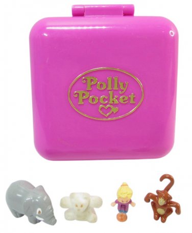 1989 Vintage Polly Pocket Wild Zoo World Bluebird Toys (52043)