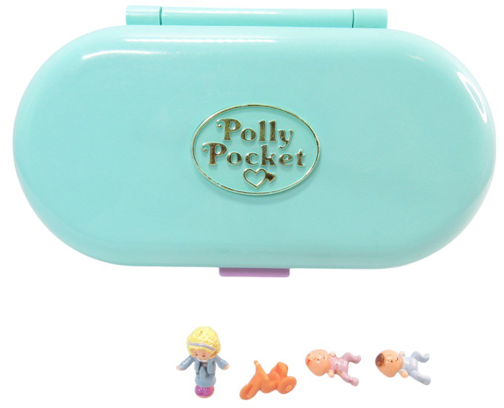 1992 Polly Pocket Vintage Babysitting Stamper  Bluebird Toys (52245)