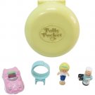 1991 Vintage Polly Pocket '50s Diner Ring & Ring Case Bluebird Toys (52088)