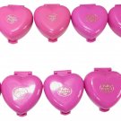 1993 Polly Pocket 10 (Ten) Precious Puppies Compacts ONLY No Dolls Bluebird (52121)