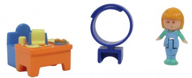 Polly Pocket Vintage 1989Midge's Schooltime Ring Bluebird Toys (45514)