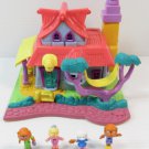 Polly Pocket Toy 1994 Light-up Kitty House Bluebird COMPLETE LIGHTS WORK! (54930)