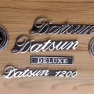 Datsun 1200 Car Model 1974 Emblems 6 Piece
