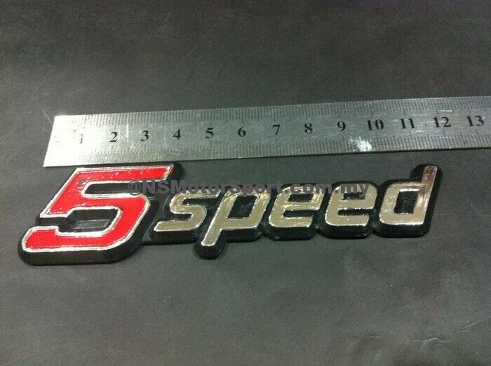Datsun 5Speed Car Emblem