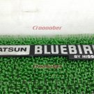 Datsun bluebird by nissan emblem
