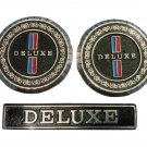 Datsun Deluxe Car Emblems For The Model Of 1974 Set 3 Piece