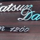 Datsun Fender and Diggi Emblem 3 Piece Set