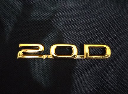 2.OD Emblem For Toyota INDUS